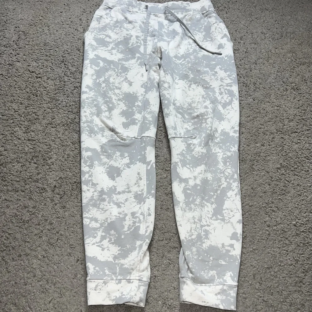 Lululemon Men's City Sweat Jogger Camo Spectral White Opal Silver Drop Sz Medium